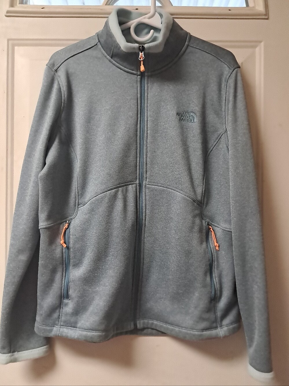 Y2K The North Face Woman,s XL Full Zip Waterproof Jacket. Blue